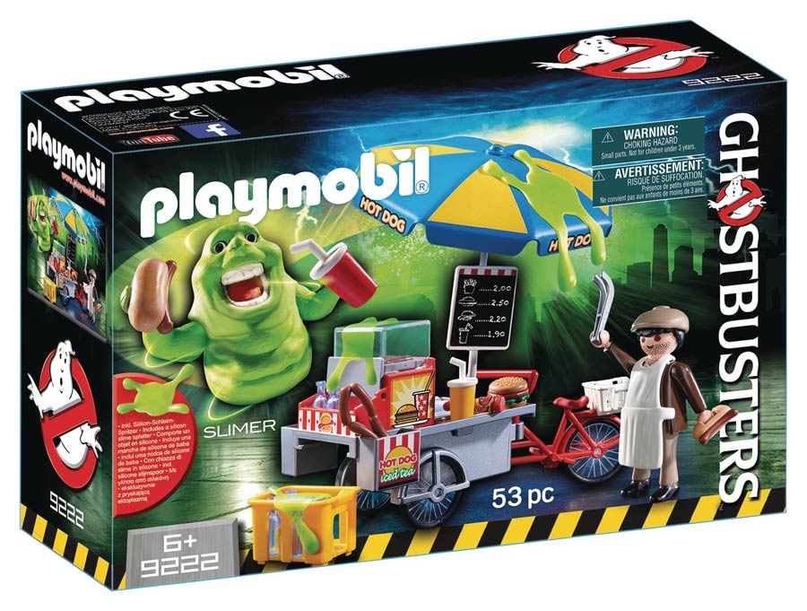 Playmobil Ghostbusters Slimer With Hot Dog Stand Play-Set