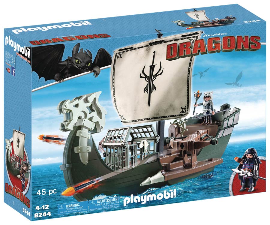Playmobil How To Train Your Dragon Dragos Ship Play-Set