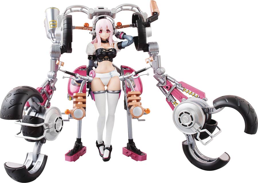Super Sonico Armor Girls Project - Super Sonico With Super Bike Robo (10th Anniversary Ver.) Action Figure