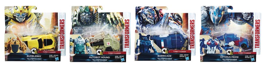 Transformers The Last Knight Turbo Changers 1-Step Action Figure Assortment Case 201701