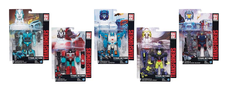 Transformers Generations Titans Return Deluxe Action Figure Assortment Case 201701