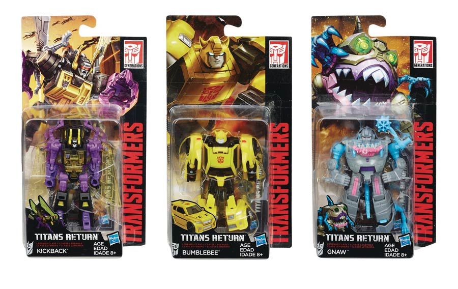 Transformers Titans Return Legends Action Figure Assortment Case 201701