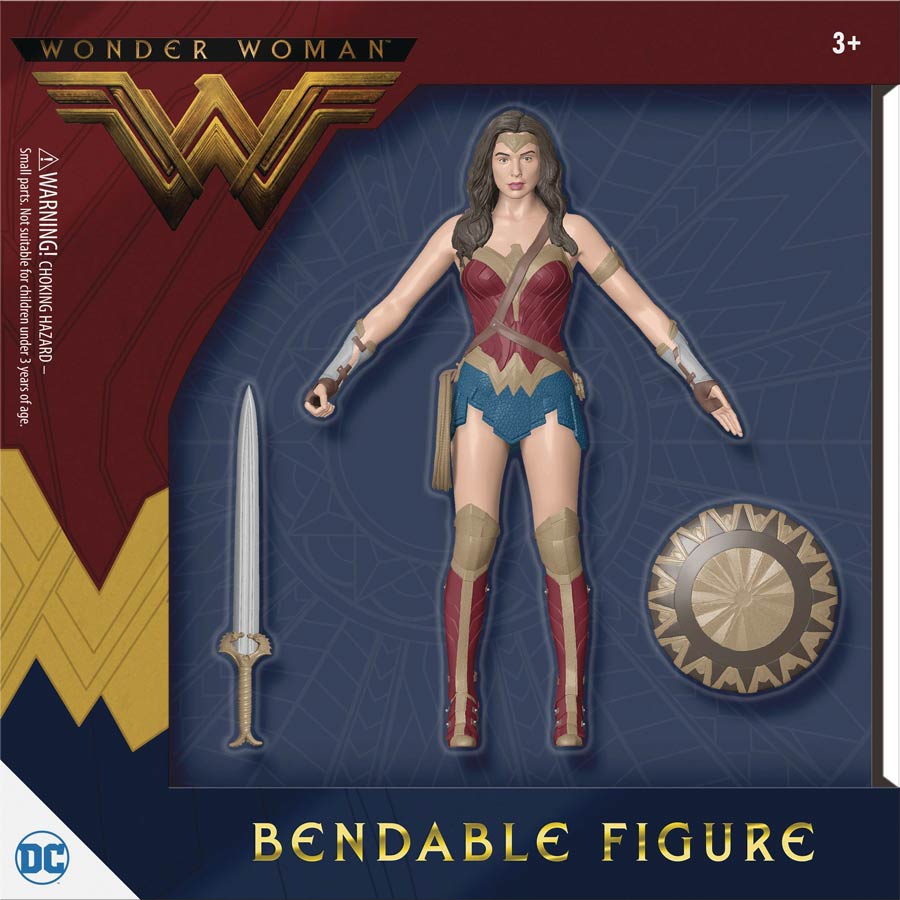 Wonder Woman Movie 5.5-Inch Bendable Figure 3-Piece Set