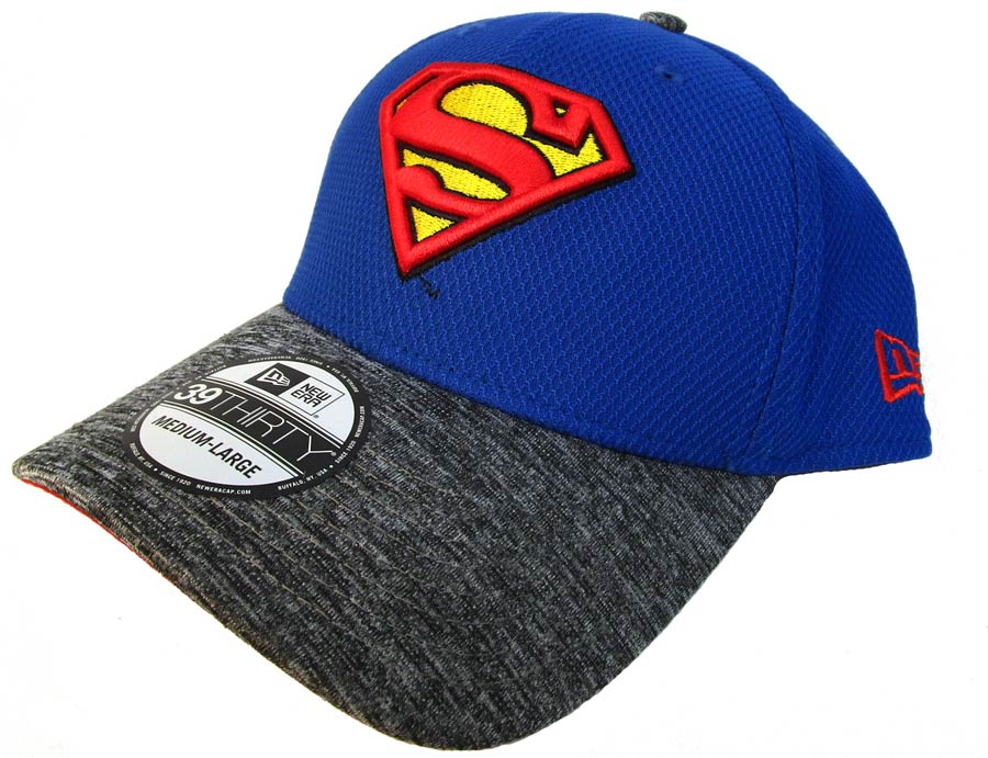 Superman Team Shaded Red 3930 Flex Fit Cap ML