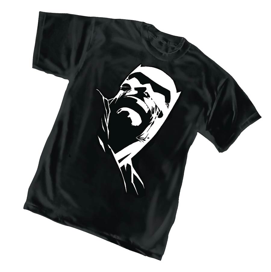 Dark Knight Face By Frank Miller T-Shirt Large