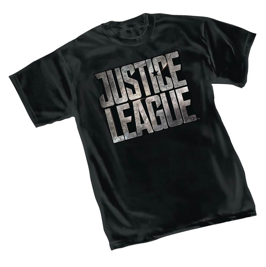 Justice League Movie Logo T-Shirt Large
