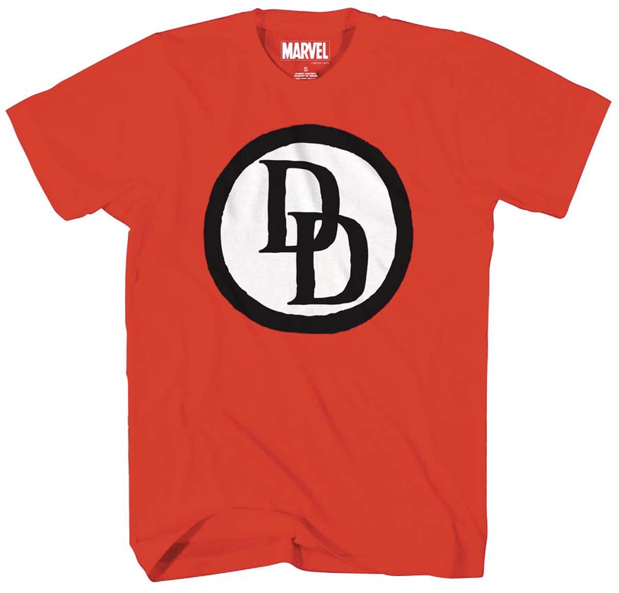 Marvel Daredevil Emblem Red T-Shirt Large
