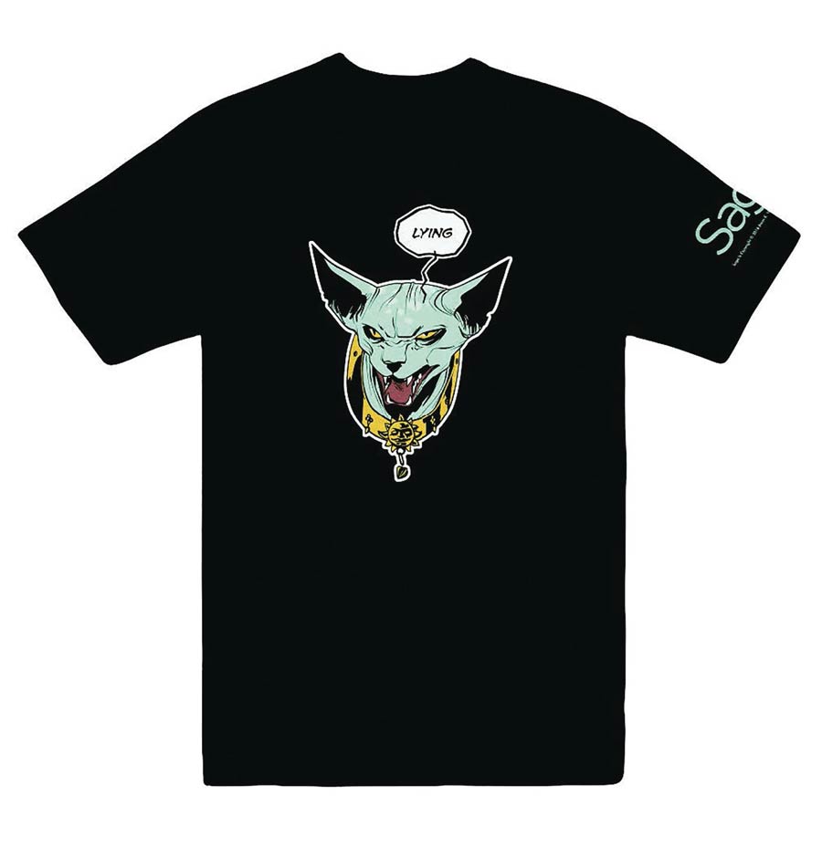 Saga Lying Cat Unisex T-Shirt XXX-Large