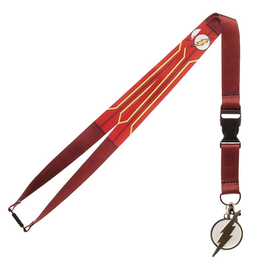 DC Comics Logo Lanyard - Flash Suit-Up