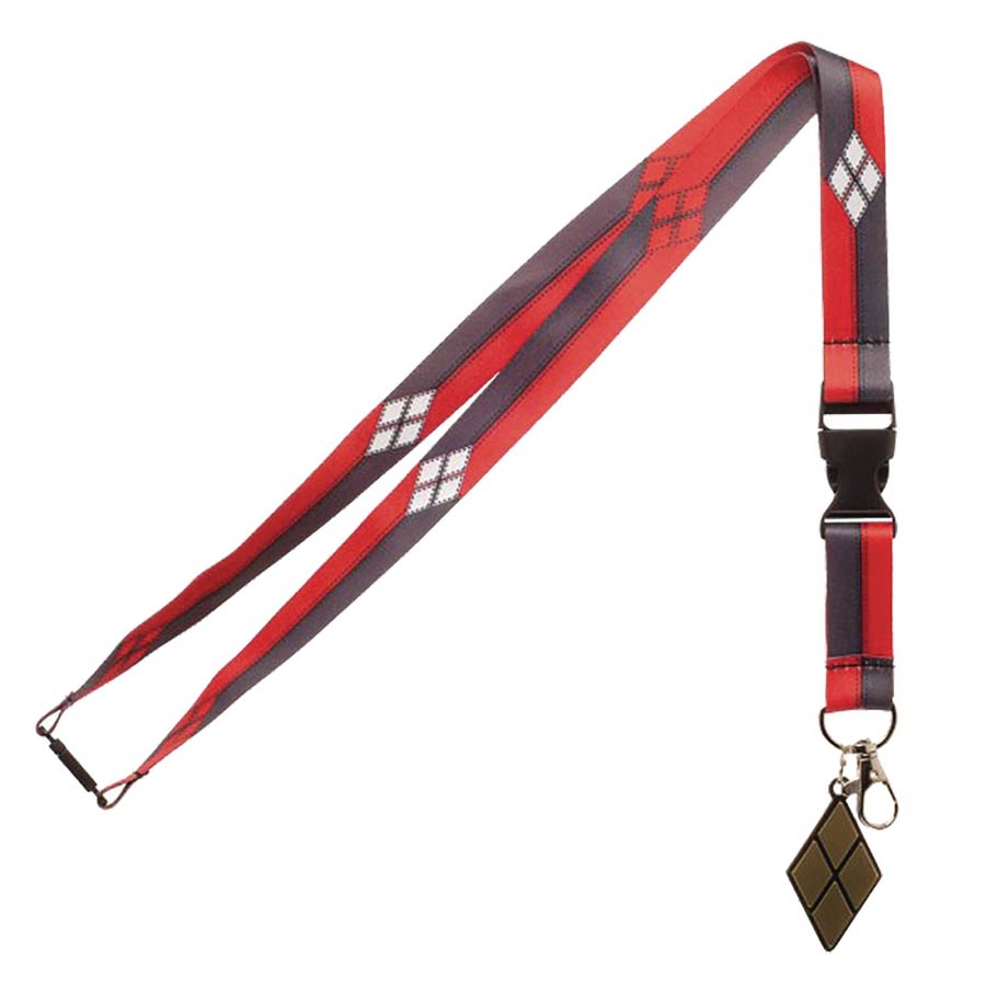 DC Comics Logo Lanyard - Harley Quinn Suit-Up