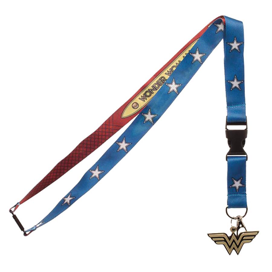 DC Comics Logo Lanyard - Wonder Woman Suit-Up