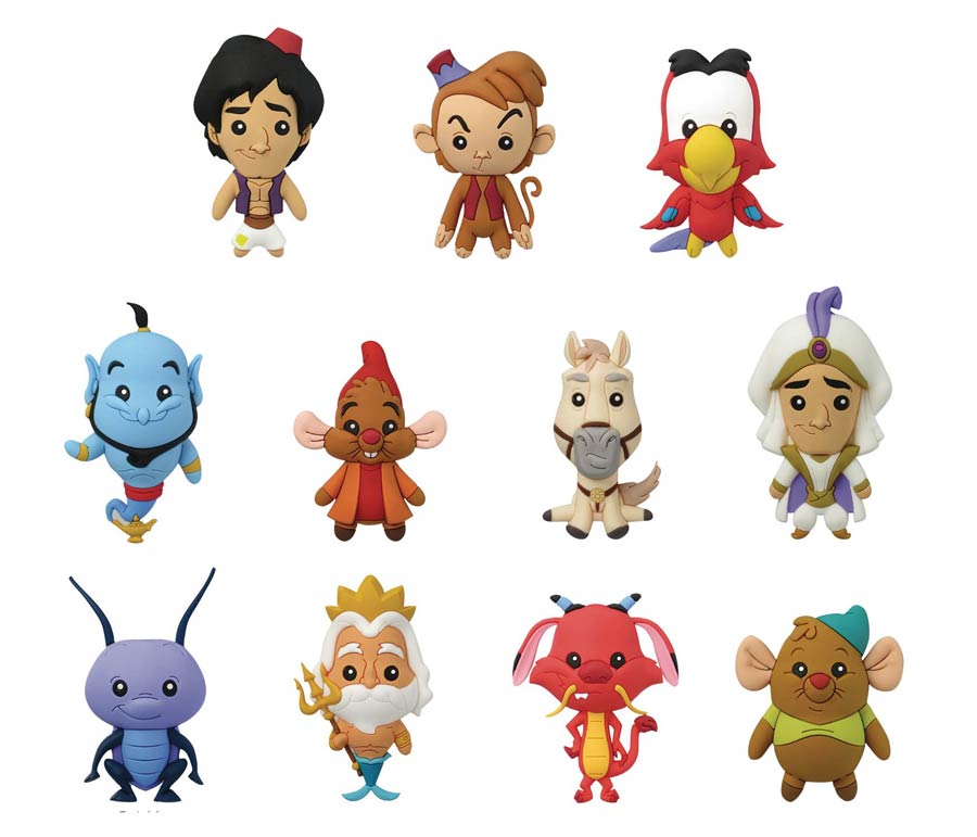 Disney Laser Cut Figural Keyring Series 12 Blind Mystery Box 24-Piece Display