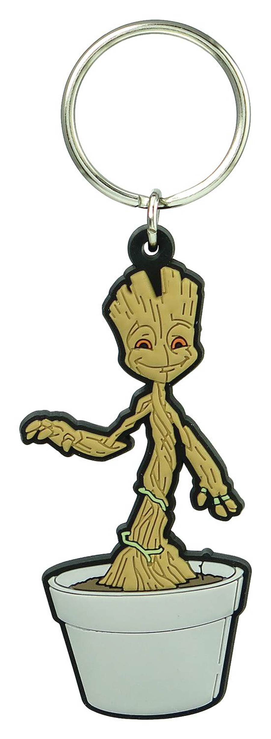 Guardians Of The Galaxy Baby Groot Soft Touch PVC Keyring 6-Piece Bag