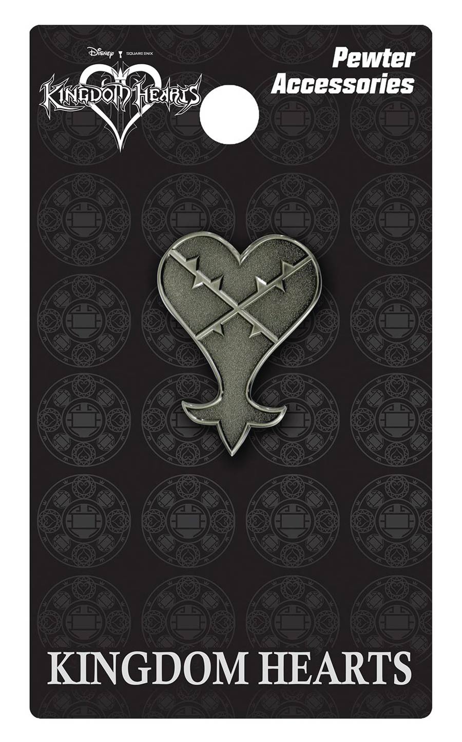 Kingdom Hearts Pewter Lapel Pin - Heartless