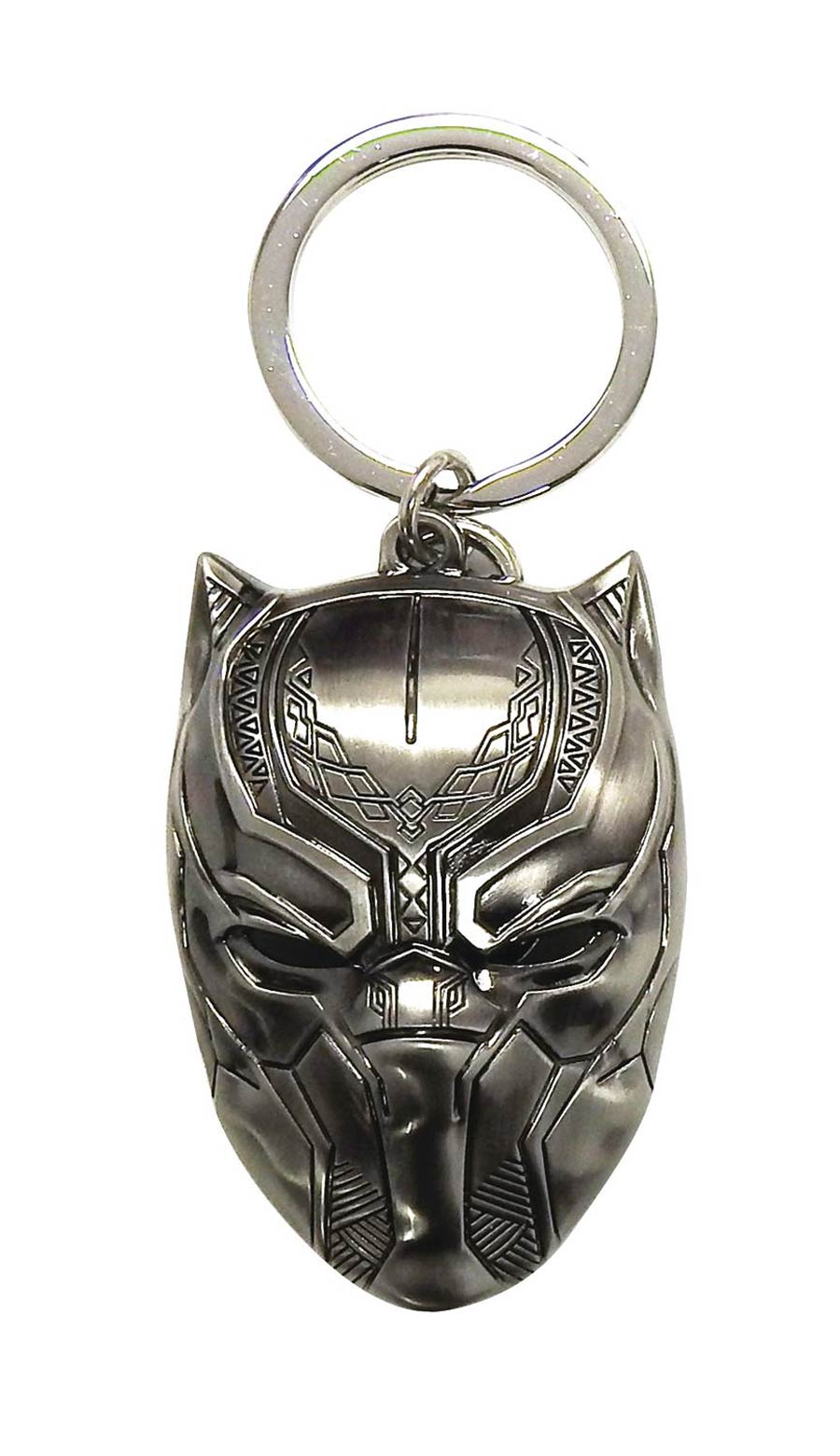 Marvel Black Panther Head Pewter Keyring 6-Piece Bag