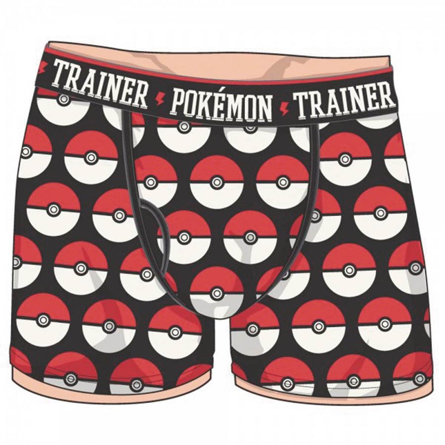 Pokemon Trainer Pokeball Print Boxer-Brief 8-Piece Pre-Pack
