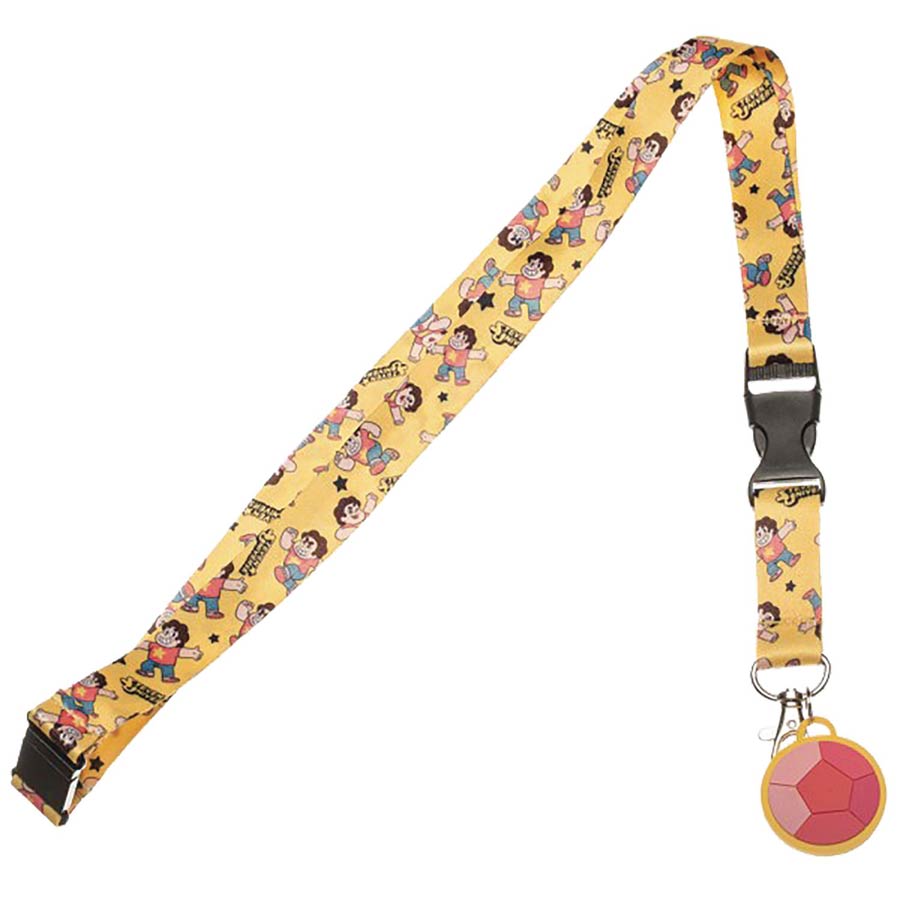 Steven Universe Lanyard With Rubber Charm