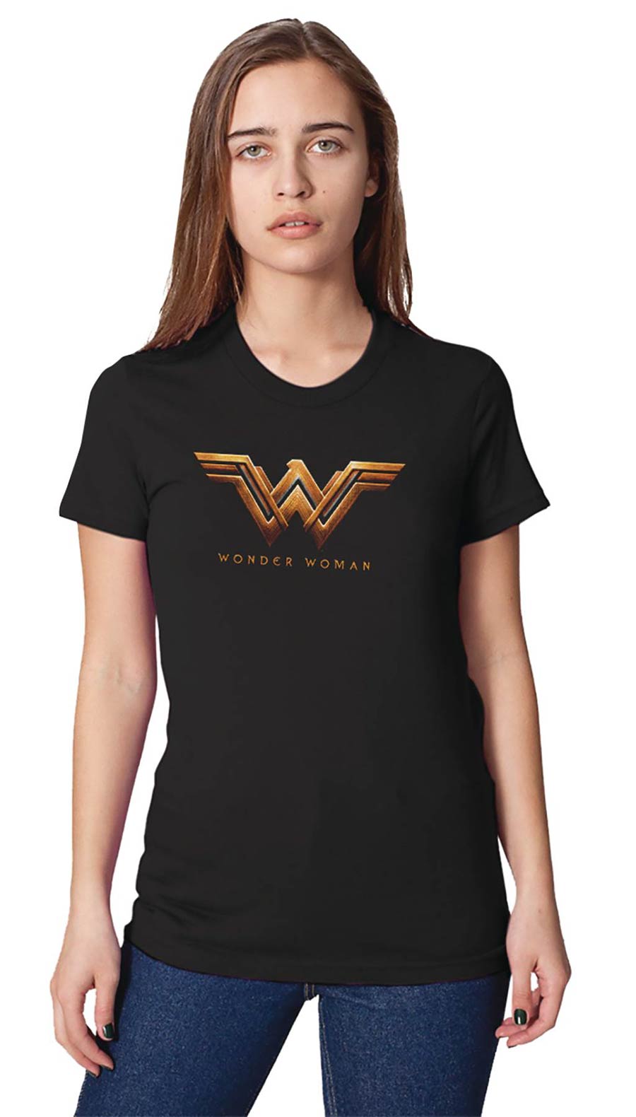 Wonder Woman Movie Logo Womens T-Shirt Large