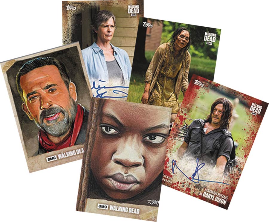 Topps 2017 Walking Dead Season 7 Trading Cards Box
