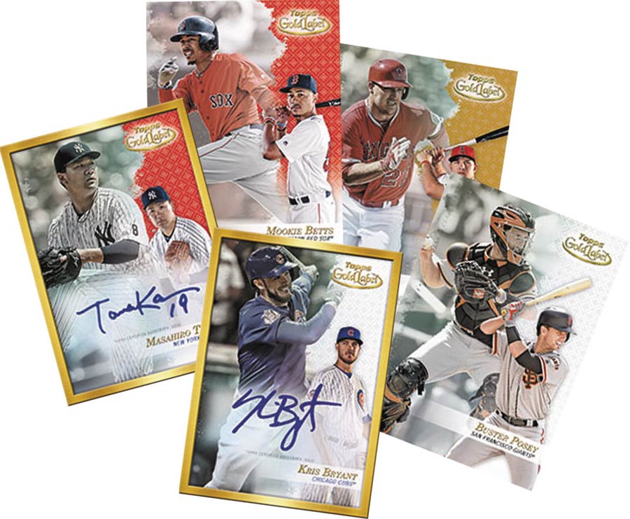 Topps 2017 Gold Label Baseball Trading Cards Box
