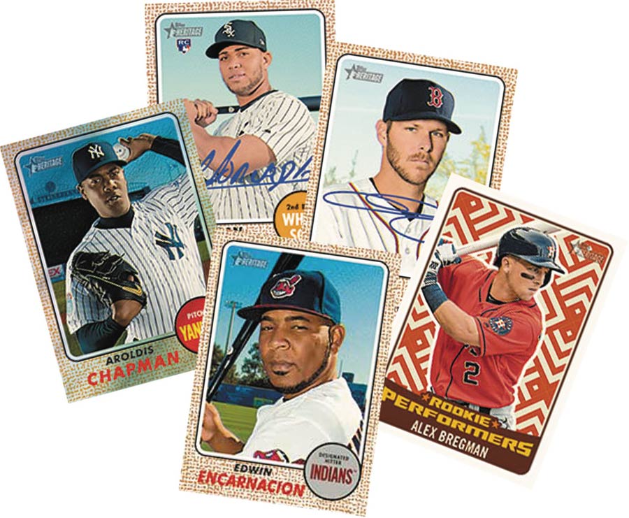 Topps 2017 Heritage High Number Baseball Trading Cards Box