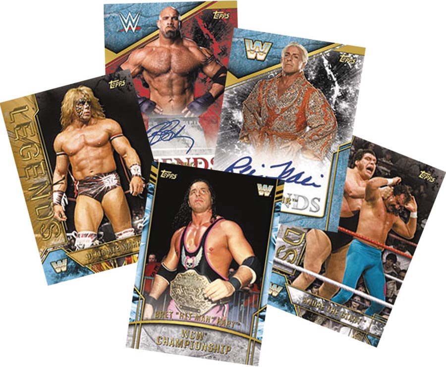 Topps 2017 Legends Of WWE Trading Cards Box