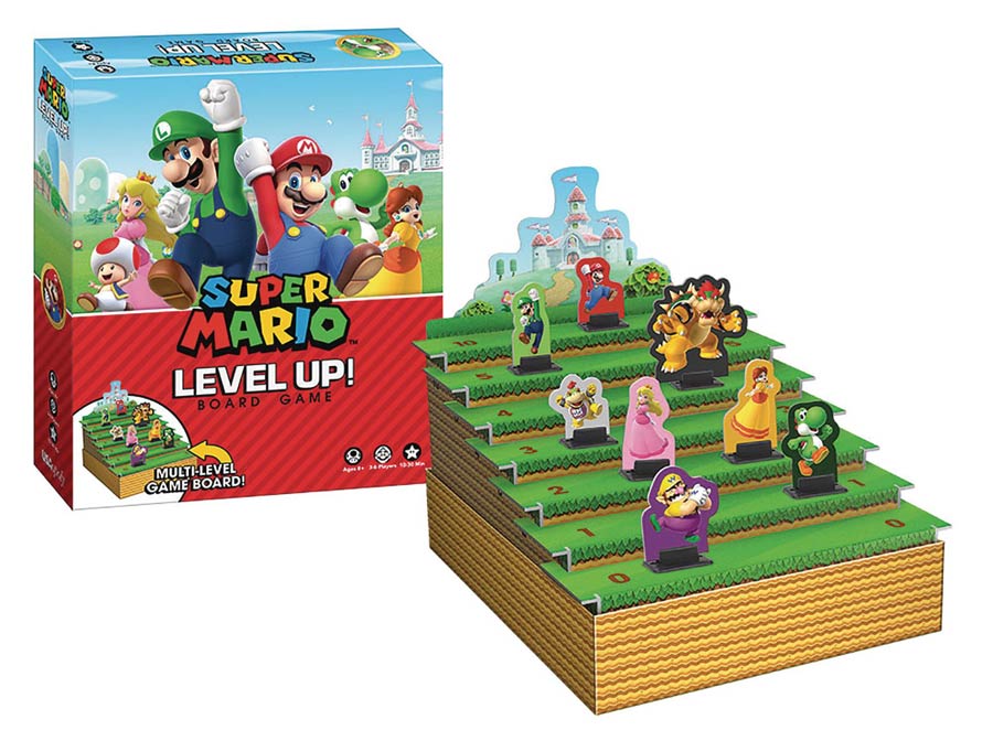 Super Mario Level Up Board Game