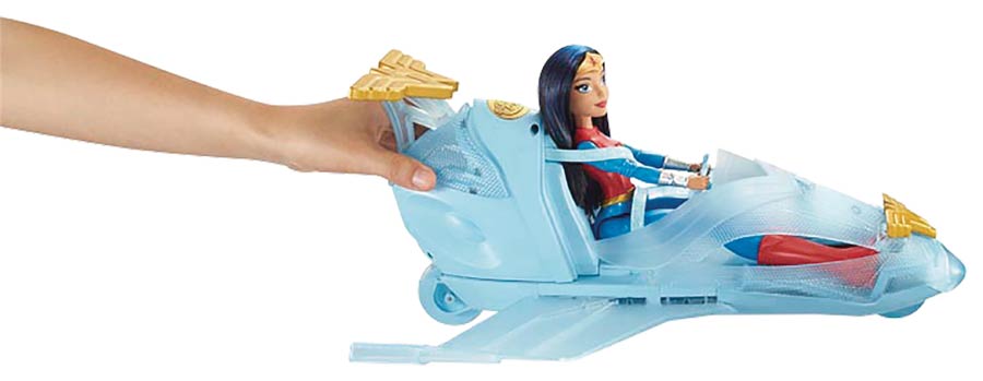 DC Super Hero Girls Wonder Woman & Invisible Jet Case