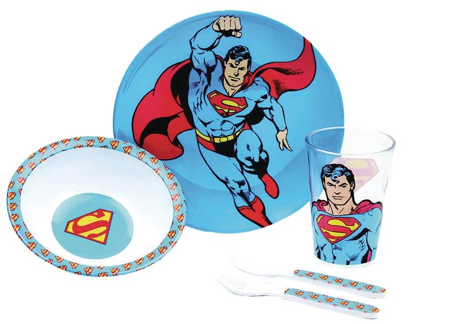 DC Heroes 5-Piece Meal-Time Set - Superman