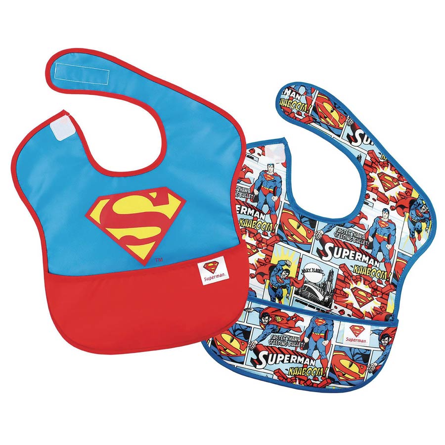 DC Heroes Character & Logo Superbib 2-Pack - Superman