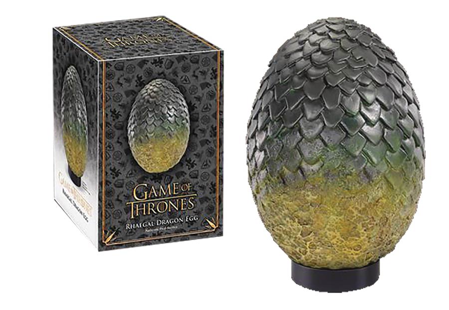 Game Of Thrones Dragon Egg Replica - Rhaegal (Green)
