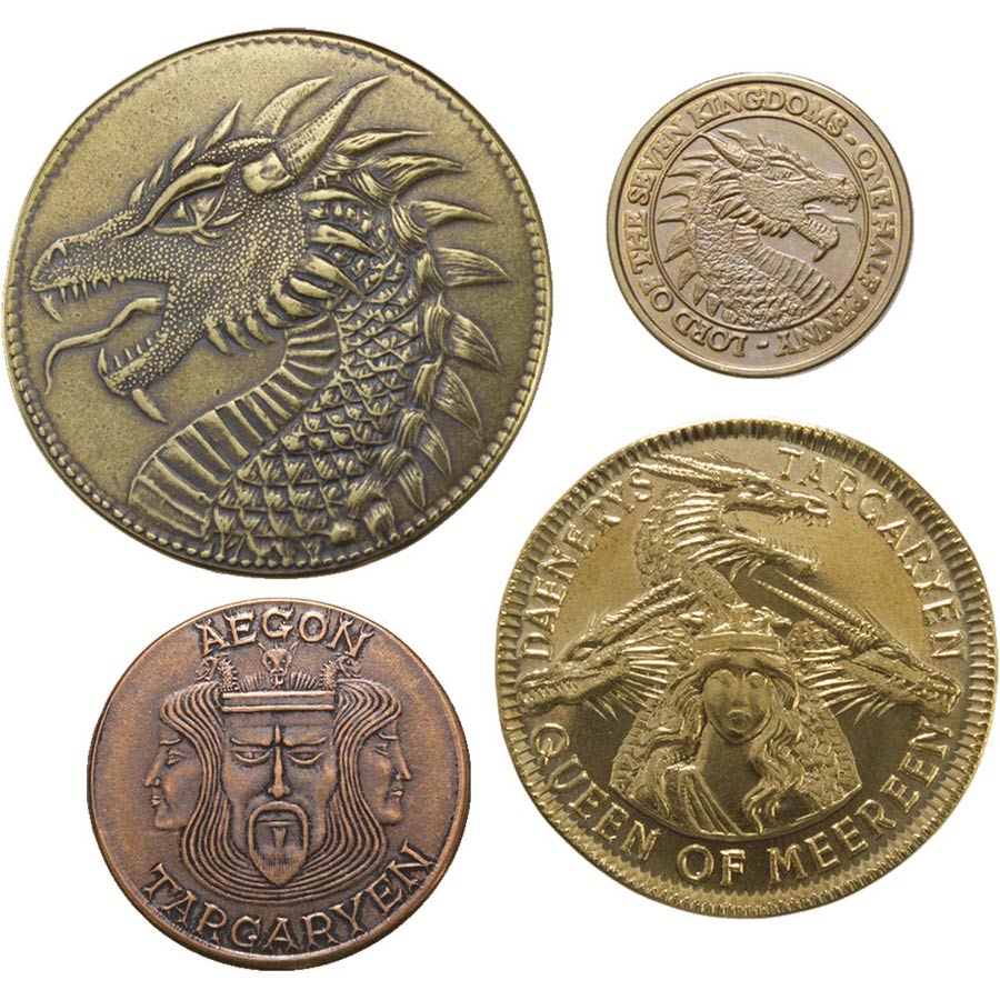 Game Of Thrones House Targaryen 4-Coin Set