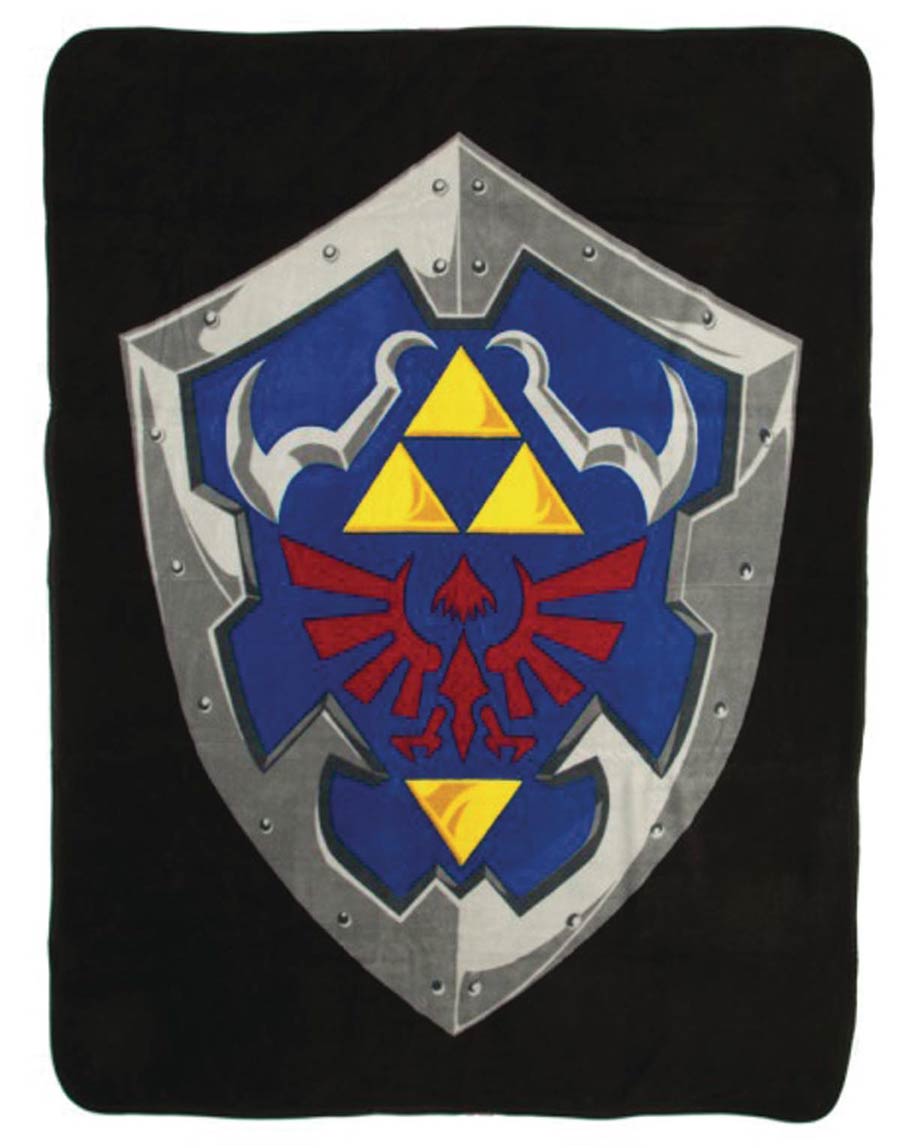 Legend Of Zelda Zelda Shield Throw Blanket