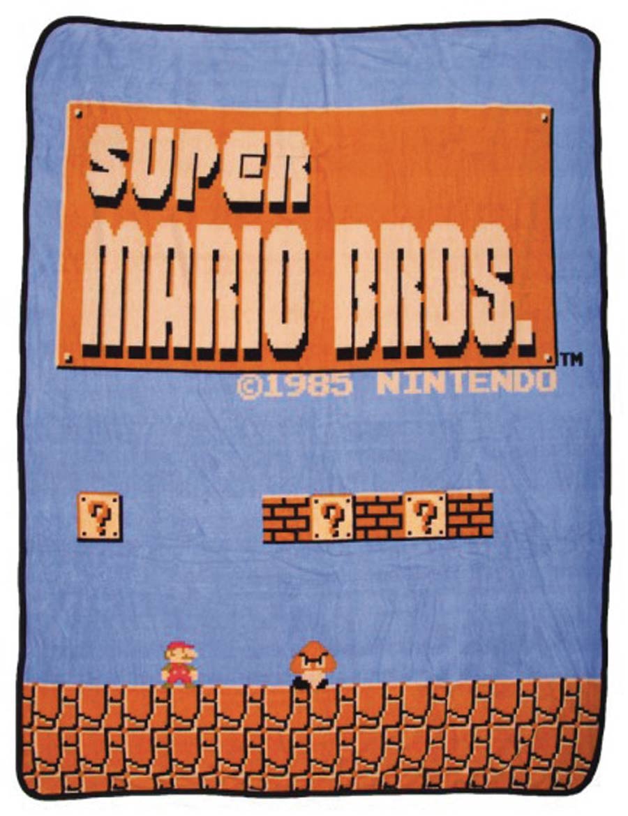 Nintendo Throw Blanket - Super Mario Bros
