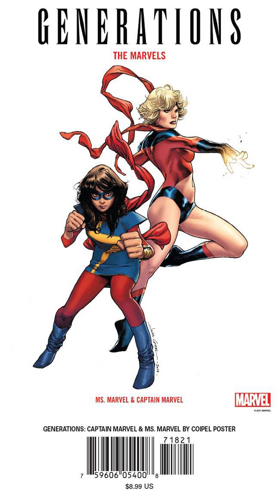 Generations Captain Marvel & Ms Marvel Poster