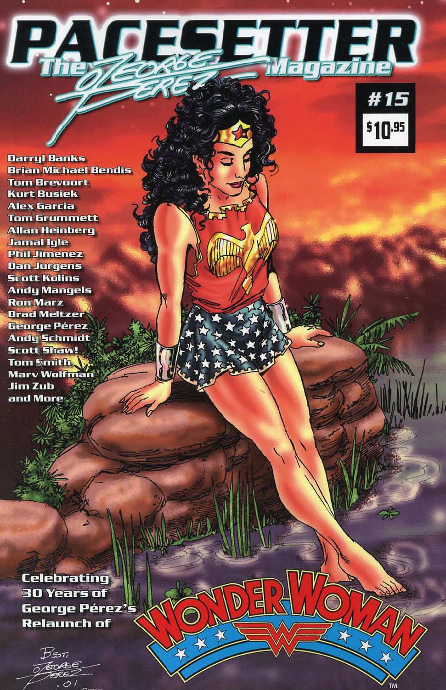 Pacesetter The George Perez Magazine #15 George Perez Celebrating Wonder Woman