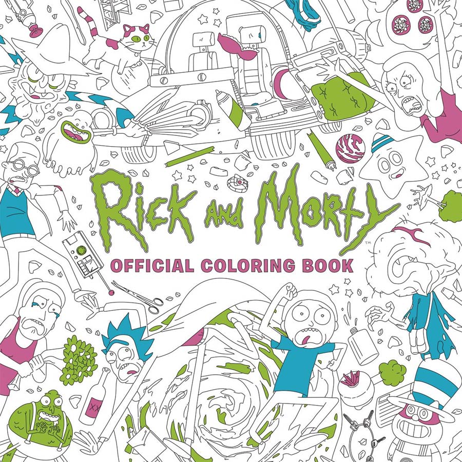 Rick And Morty Official Coloring Book TP
