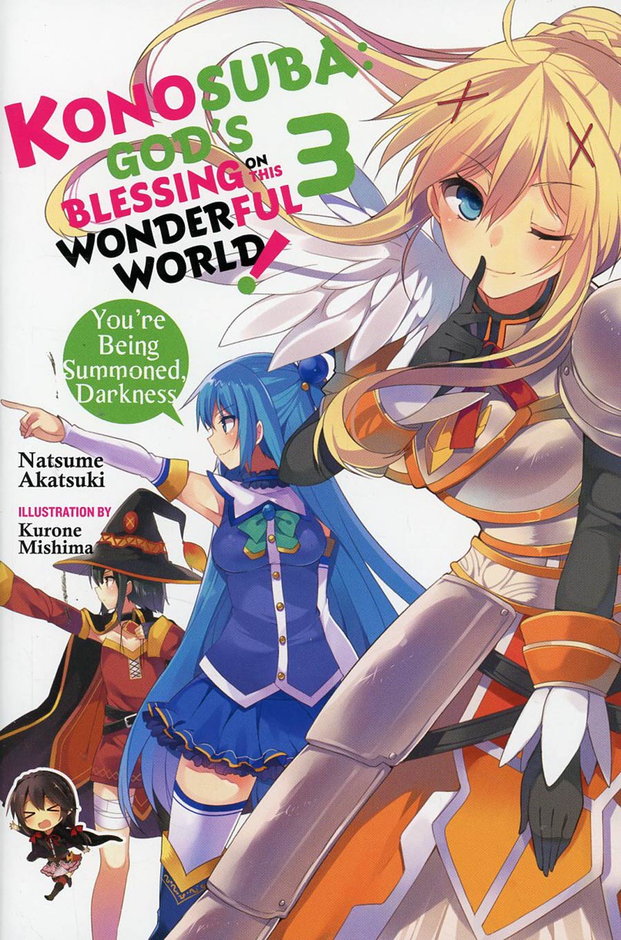 Konosuba Gods Blessing On This Wonderful World Light Novel Vol 3 Youre Being Summoned Darkness