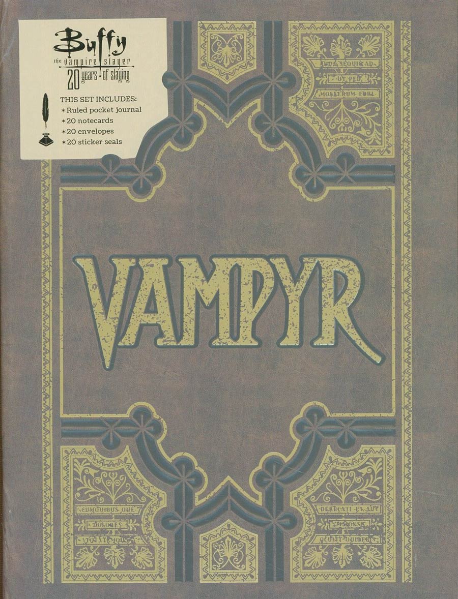 Buffy The Vampire Slayer Vampyr Stationary Set