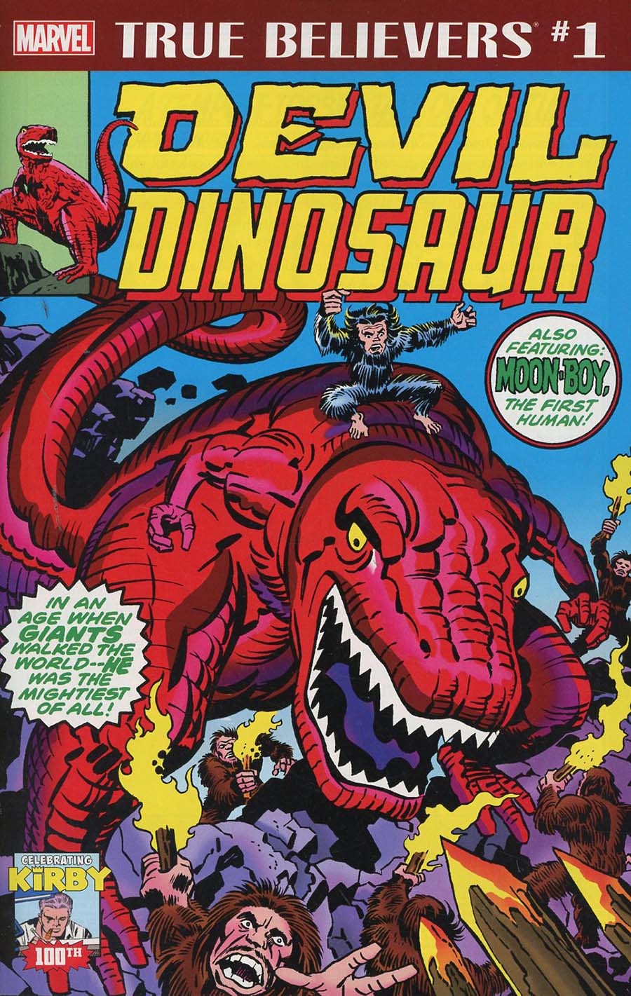True Believers Jack Kirby 100th Anniversary Devil Dinosaur #1
