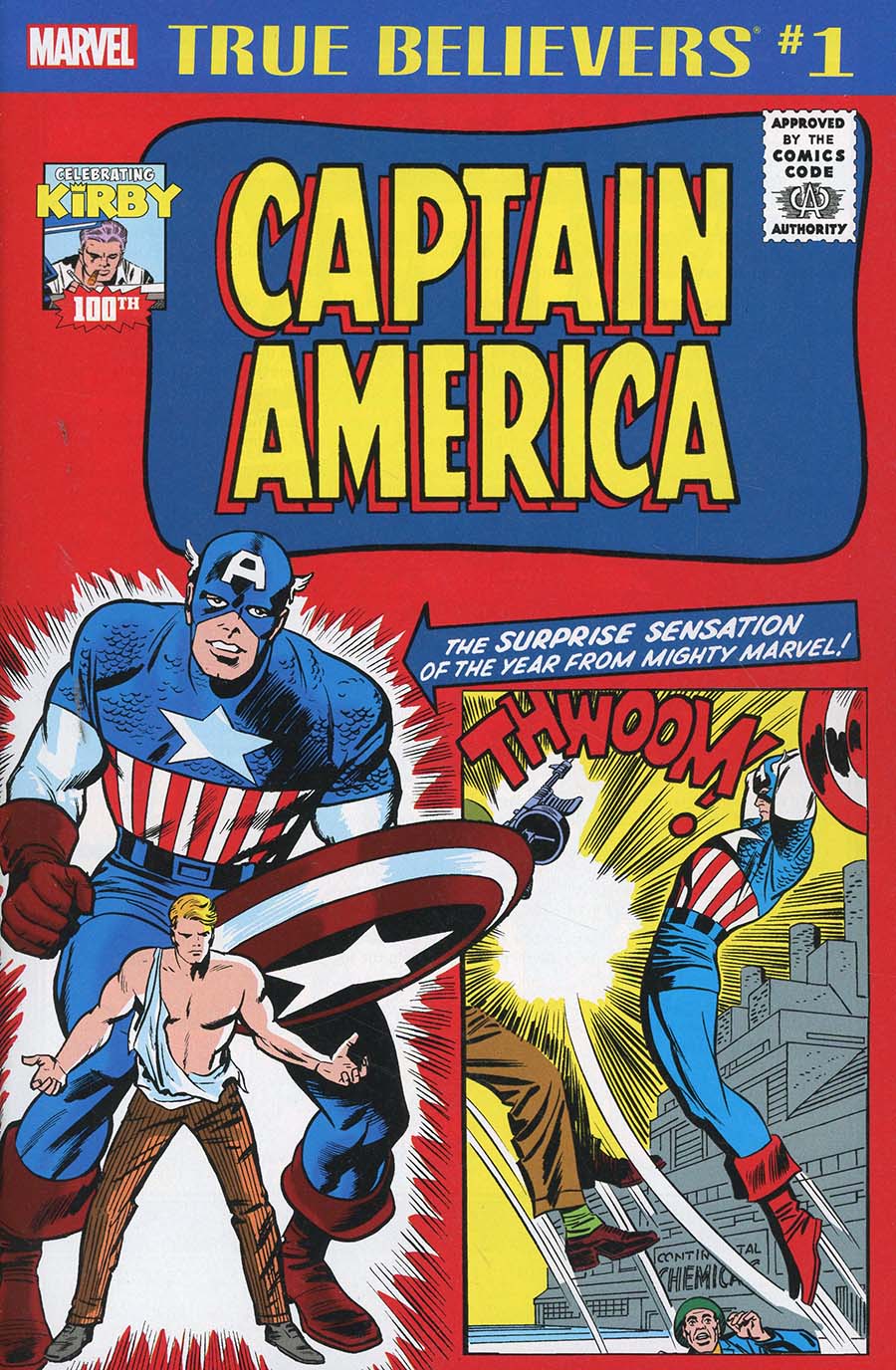 True Believers Jack Kirby 100th Anniversary Captain America #1