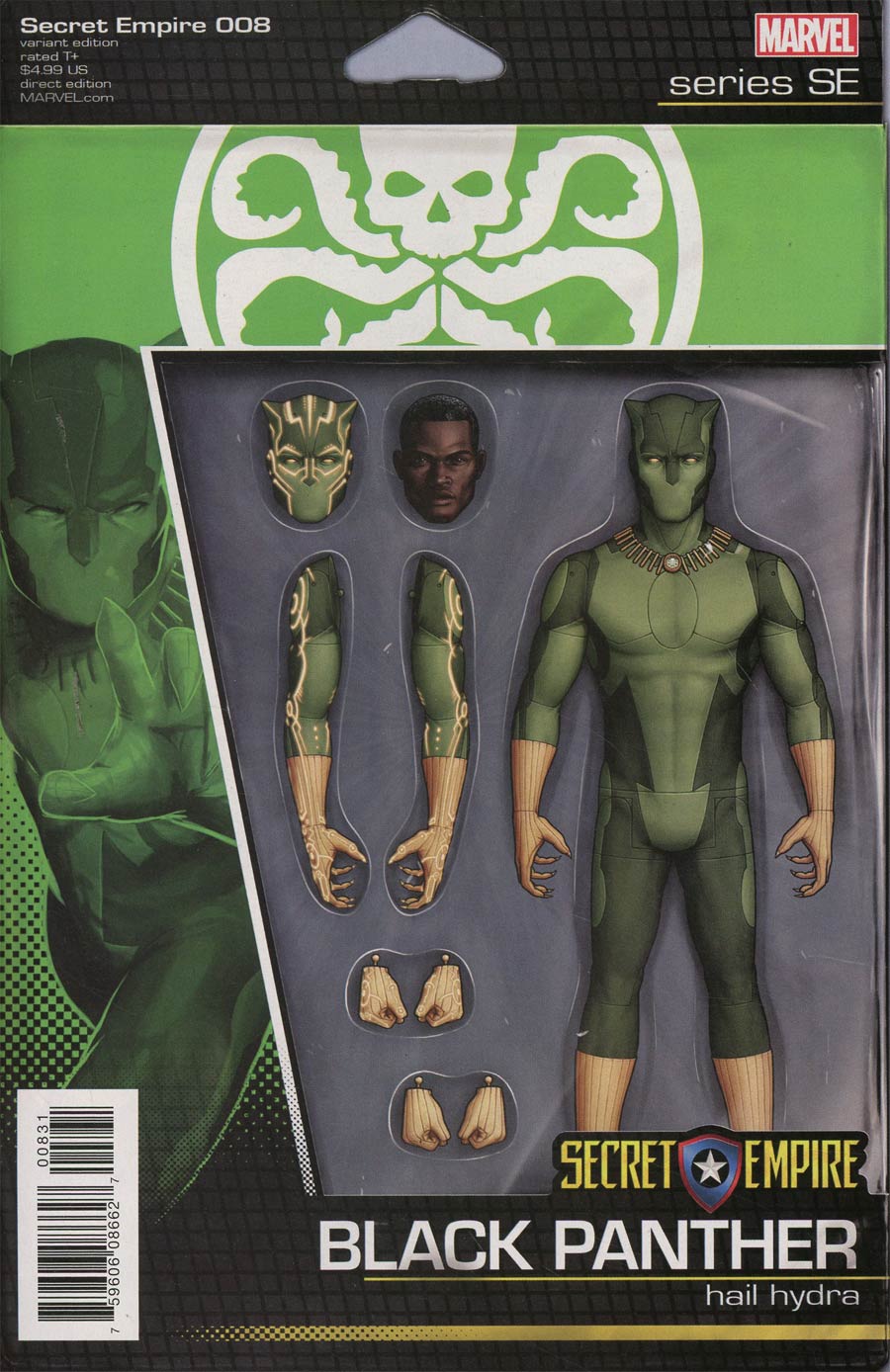 Secret Empire #8 Cover D Variant John Tyler Christopher Action Figure Cover