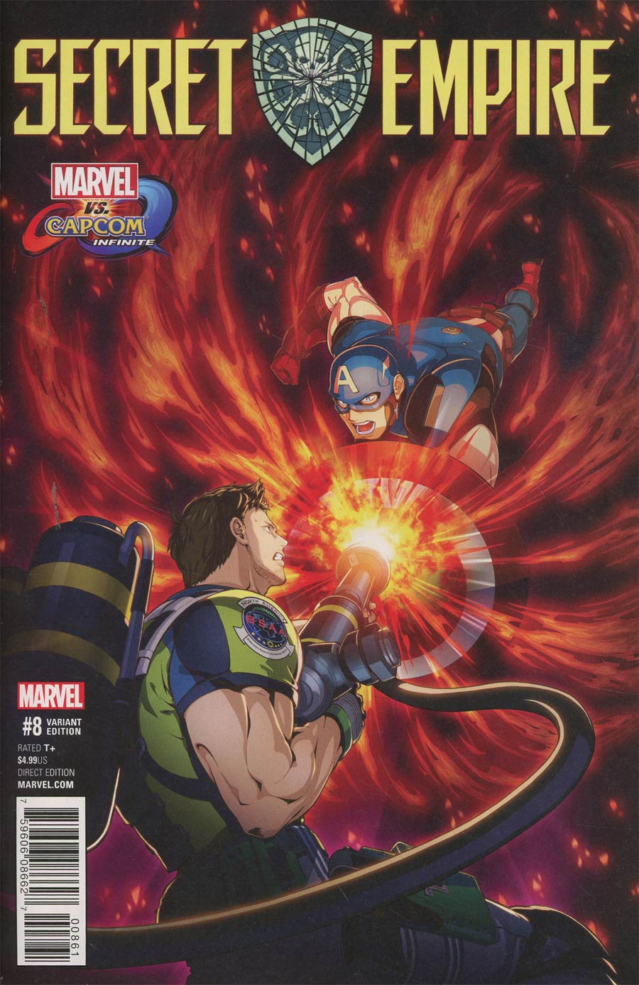 Secret Empire #8 Cover E Variant Keisuke Mizuno Marvel vs Capcom Cover
