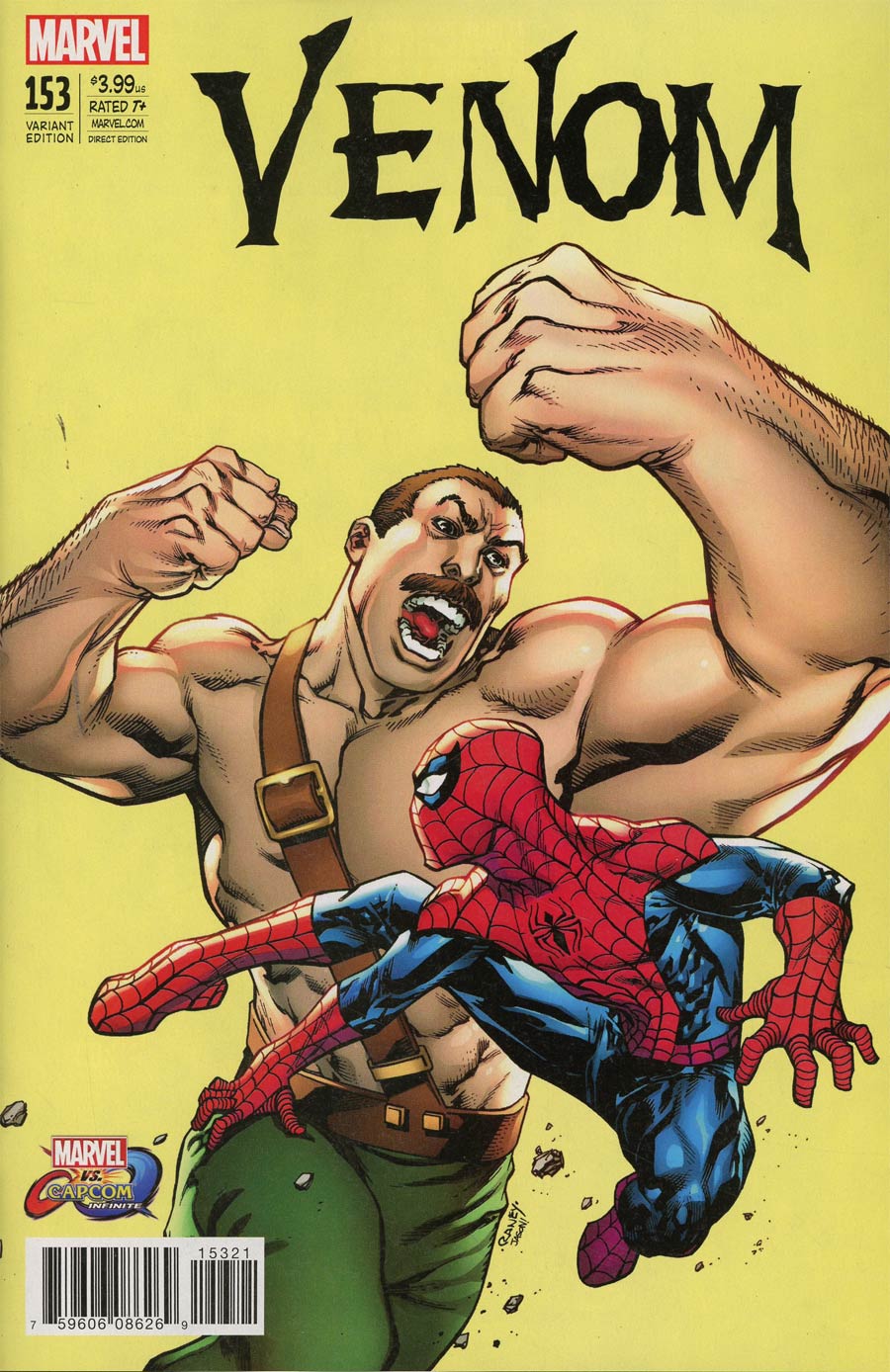 Venom Vol 3 #153 Cover B Variant Tom Raney Marvel vs Capcom Cover