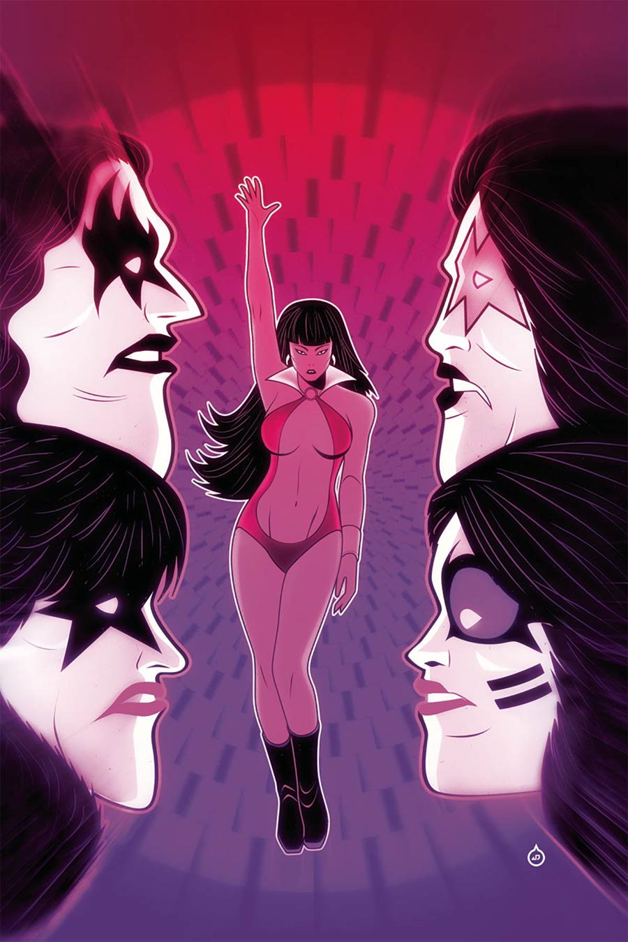KISS Vampirella #3 Cover F Incentive Juan Doe Virgin Cover