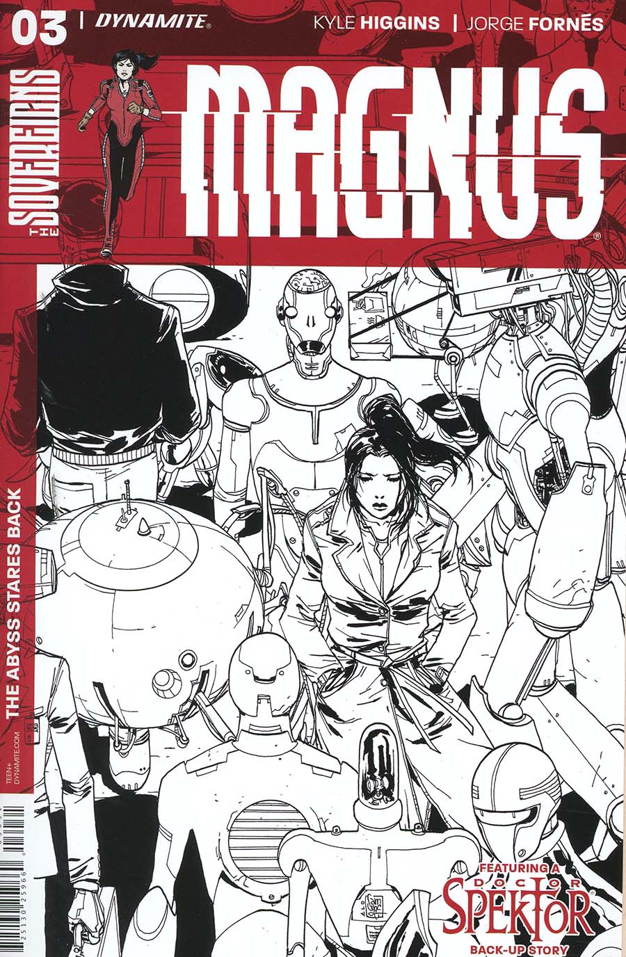 Magnus #3 Cover C Incentive Giuseppe Camuncoli Black & White Cover