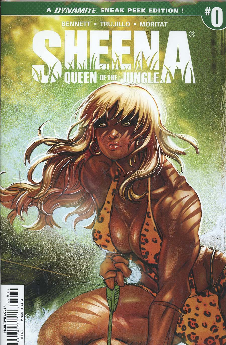 Sheena Vol 4 #0 Cover B Incentive Moritat Sneak Peek Variant Cover