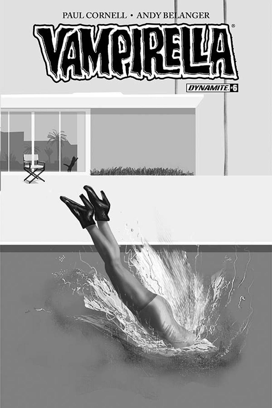 Vampirella Vol 7 #6 Cover G Incentive Jimmy Broxton Black & White Cover
