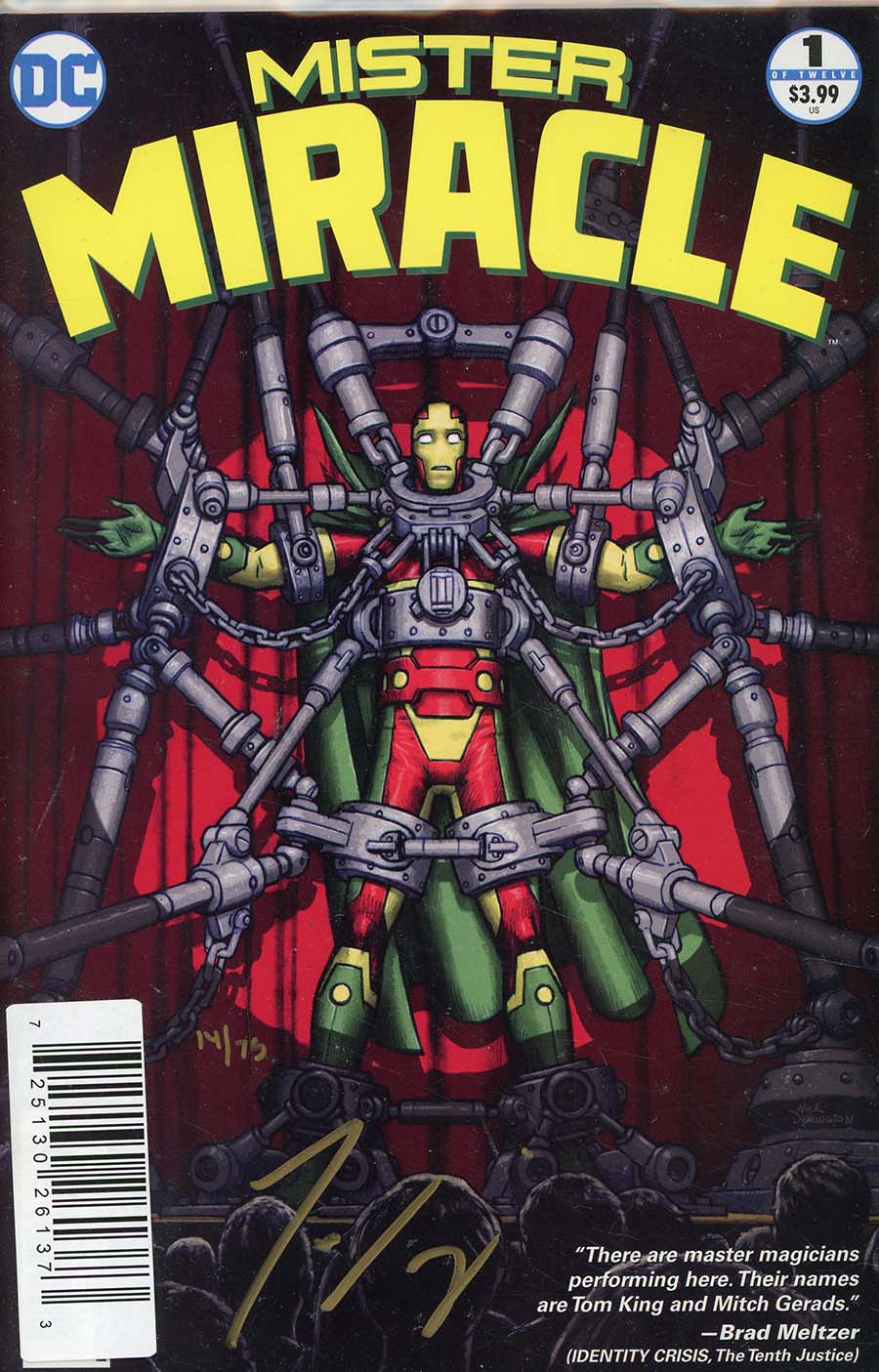 Mister Miracle Vol 4 #1 Cover C DF Signed By Tom King