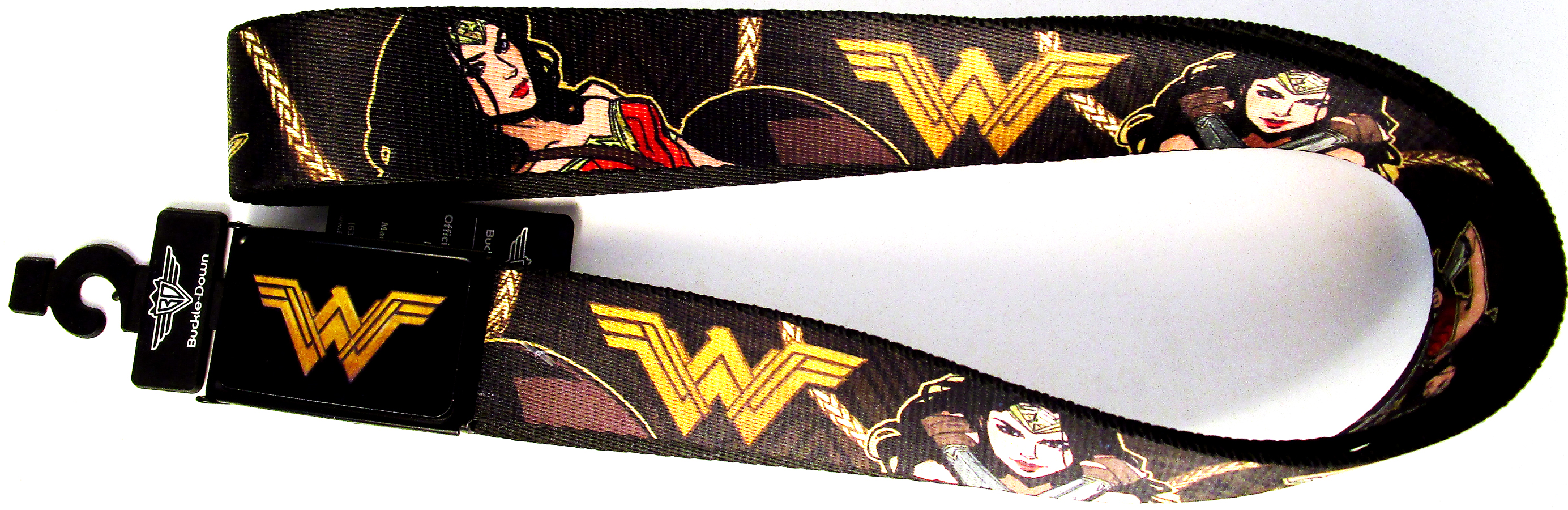 DC Comics 1.5-Inch Gloss Web Belt - Wonder Woman Movie Poses
